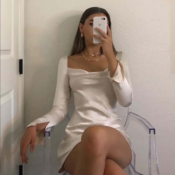 Princess Polly Dresses & Skirts - Star power mini dress Champagne